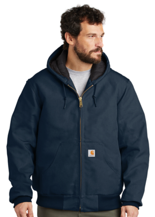 Carhartt® Quilted-Flannel-Lined Duck Active Jacket