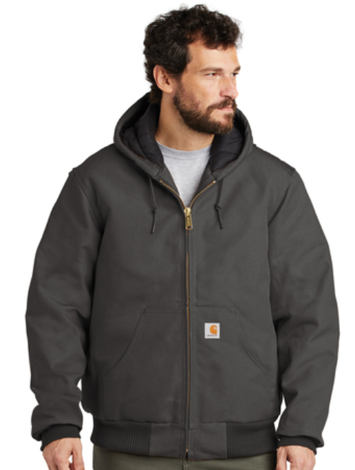 Carhartt® Quilted-Flannel-Lined Duck Active Jacket