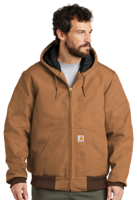 Carhartt® Quilted-Flannel-Lined Duck Active Jacket
