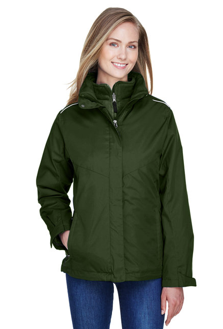 Core365 Women's 3-in-1 Jacket with Fleece Liner