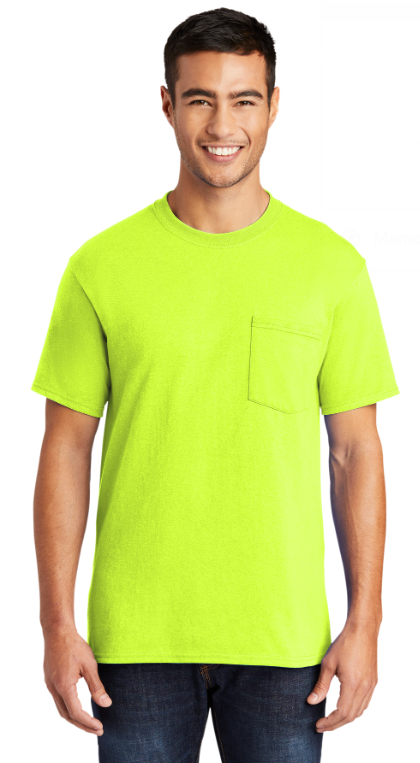Port & Co™ Core Blend Pocket Tee (Color: Multiple)