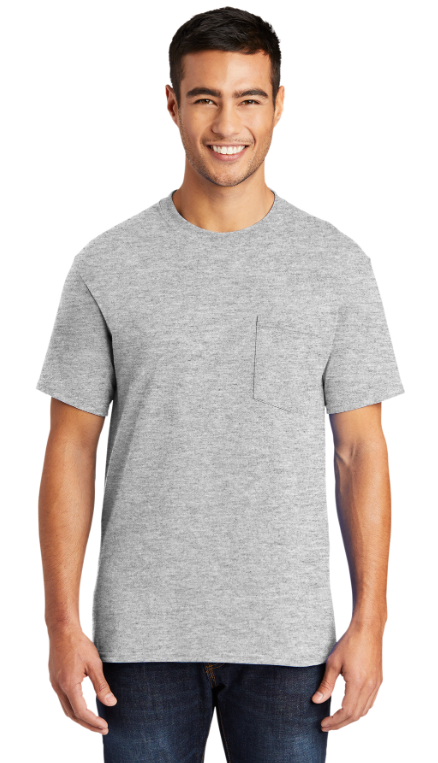 Port & Co™ Core Blend Pocket Tee (Color: Multiple)