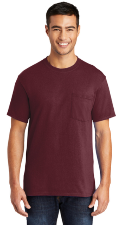 Port & Co™ Core Blend Pocket Tee (Color: Multiple)