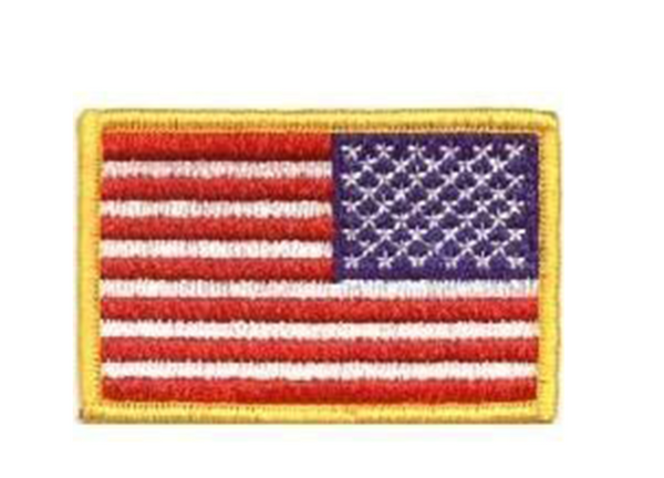 Patch US Reverse Flag (Rectangular) Right Chest