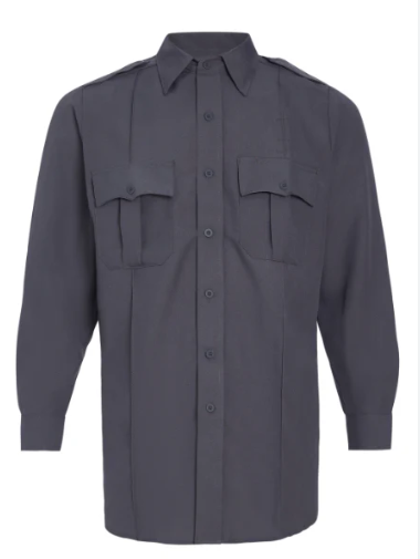 Polyester/Cotton Security Uniforms Shirt, Long Sleeve