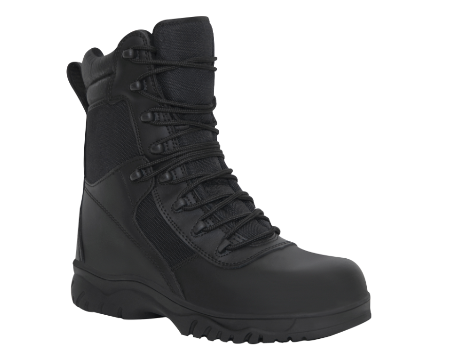 Rothco Forced Entry Tactical Boot With Side Zipper & Composite Toe - 8 Inch