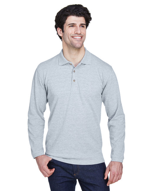 UltraClub Classic Long Sleeve Polo