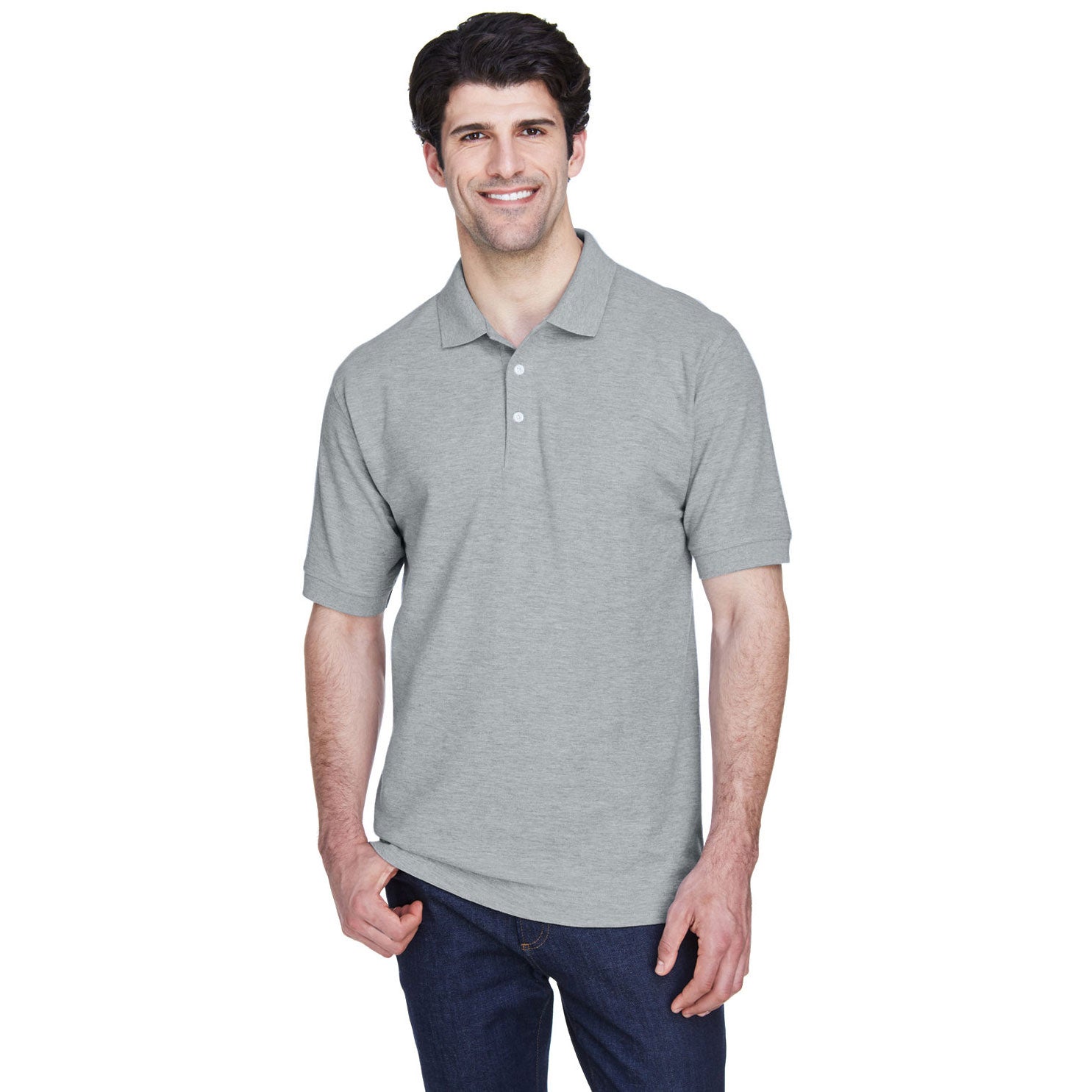 Devon & Jones Men's Pima Piqué Polo
