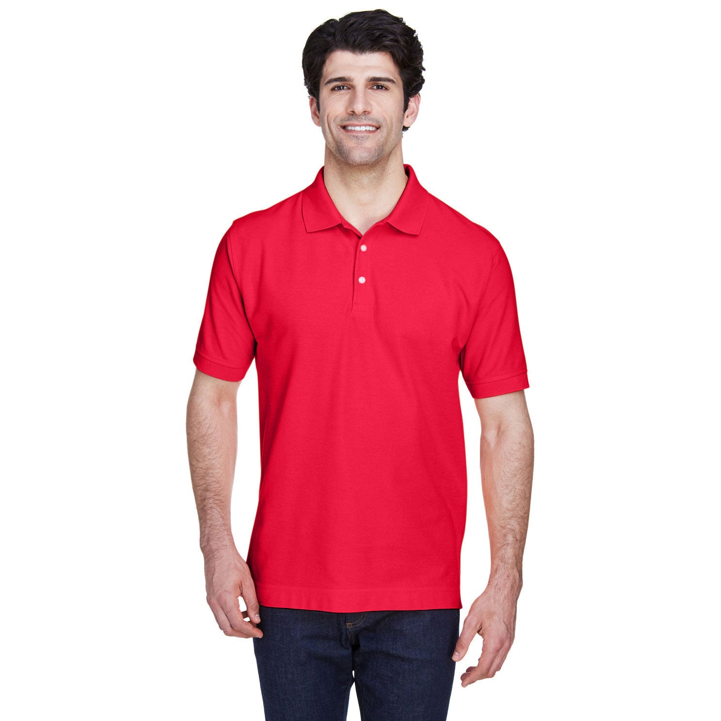 Devon & Jones Men's Pima Piqué Polo