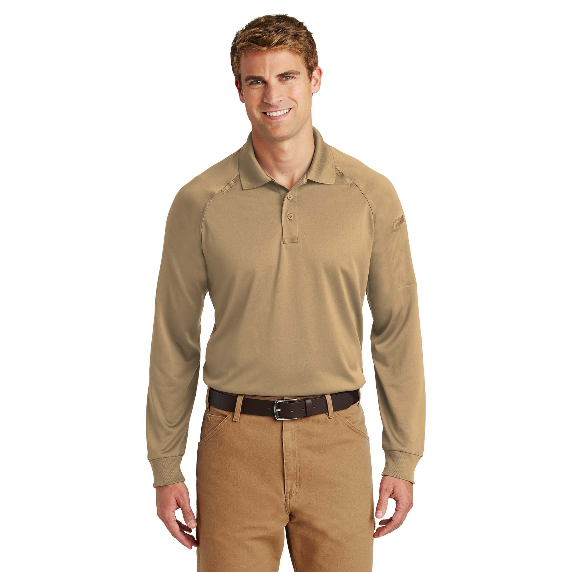 CornerStone® Select Long Sleeve Snag-Proof Tactical Polo