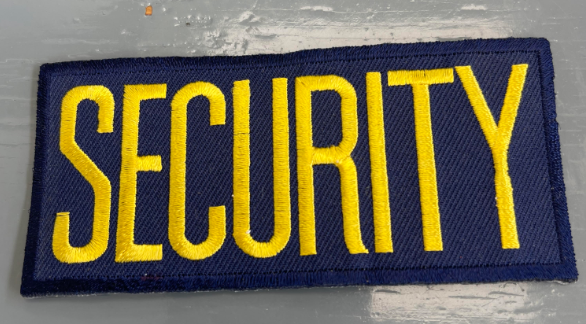 Patch (Security) Gold on Navy PLS