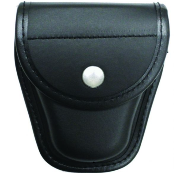 Single Plain Leather Handcuffs Holder