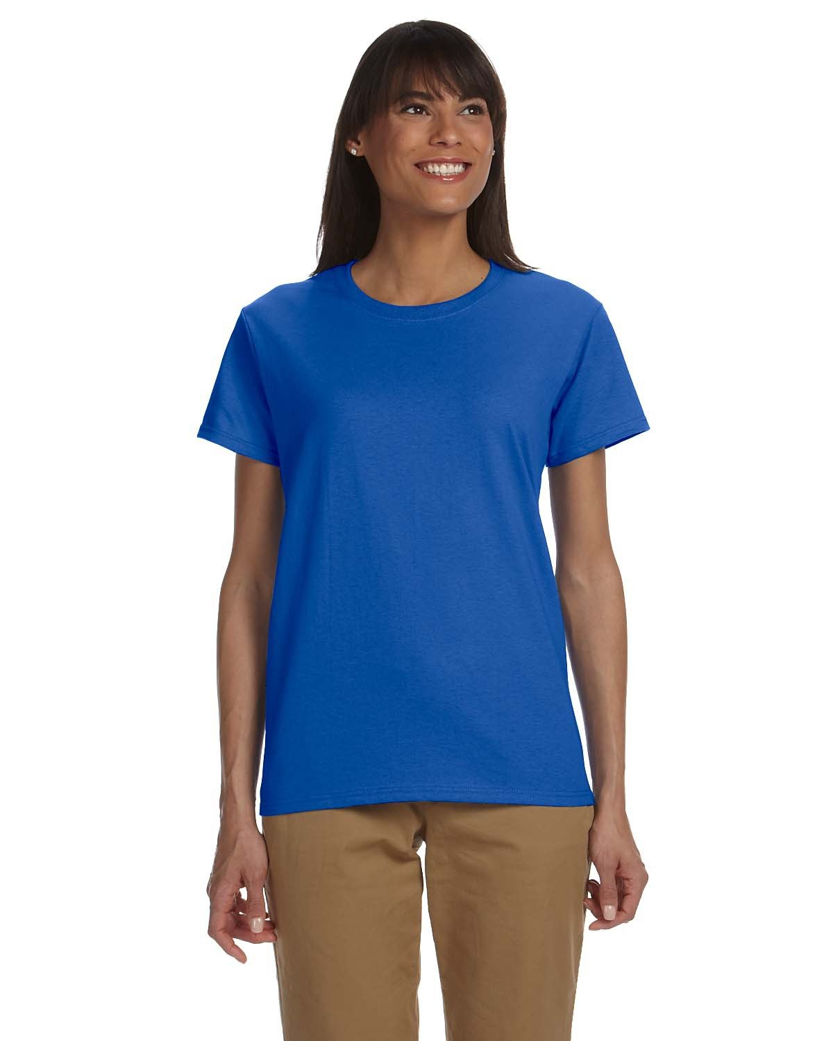 Women's Ultra Cotton® T-Shirt (Color: Royal, Red, Purple, Sapphire)