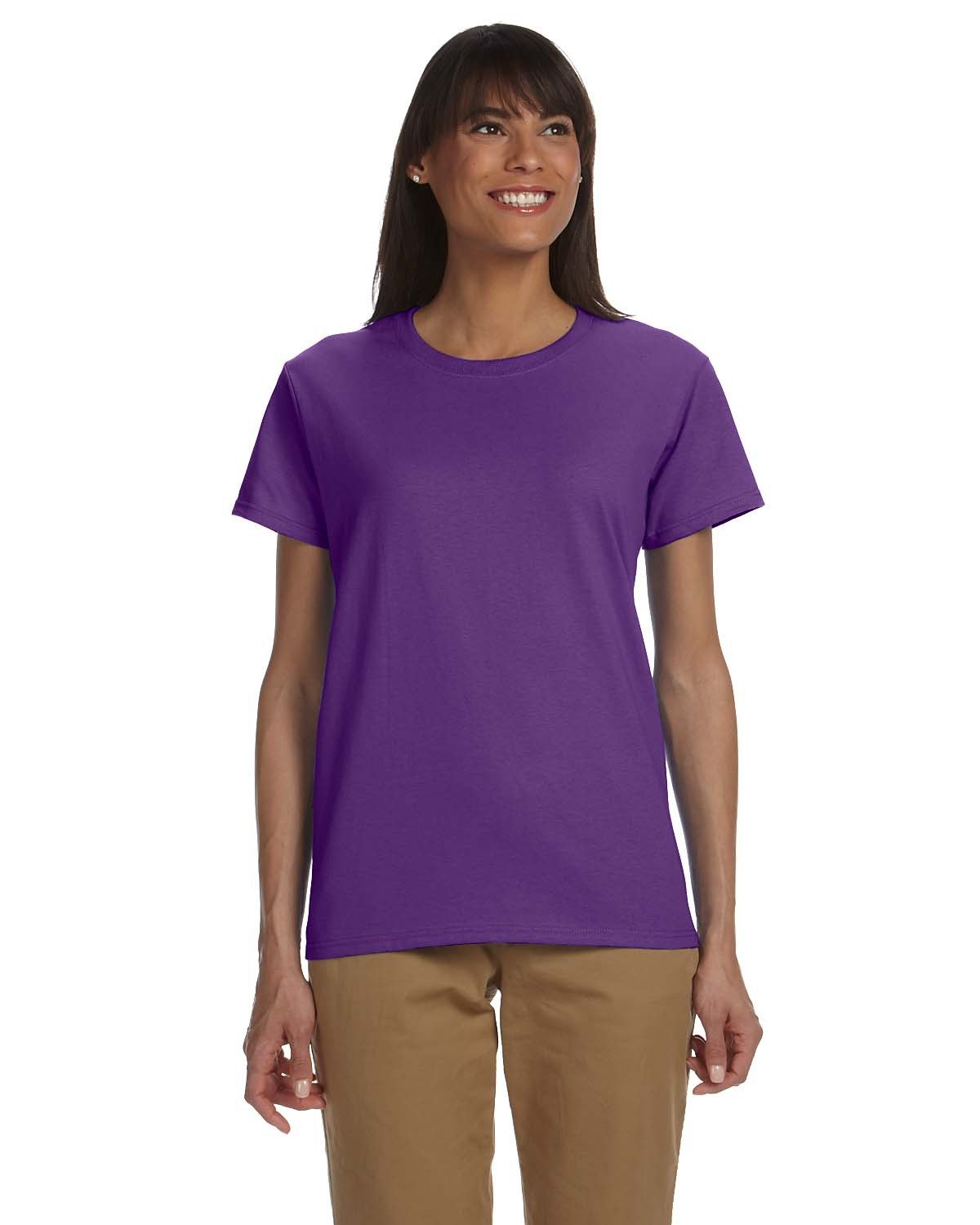 Women's Ultra Cotton® T-Shirt (Color: Royal, Red, Purple, Sapphire)