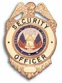 Metal Badge (Security Officer,Liberty & Justice)