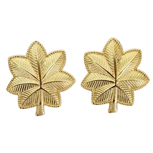 Major Bars Pair (Oak Leaf)