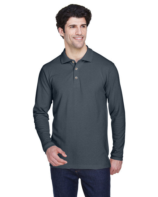 UltraClub Classic Long Sleeve Polo