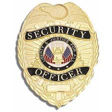 Security/Officer Breast Badge, Lib/Just, U.S.Flag freeshipping - Image First Uniforms