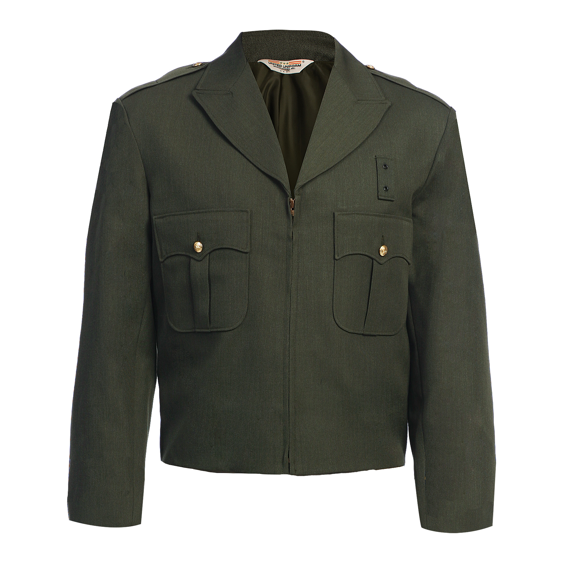 United Uniform Mfr. Zippered Front Ike Jacket