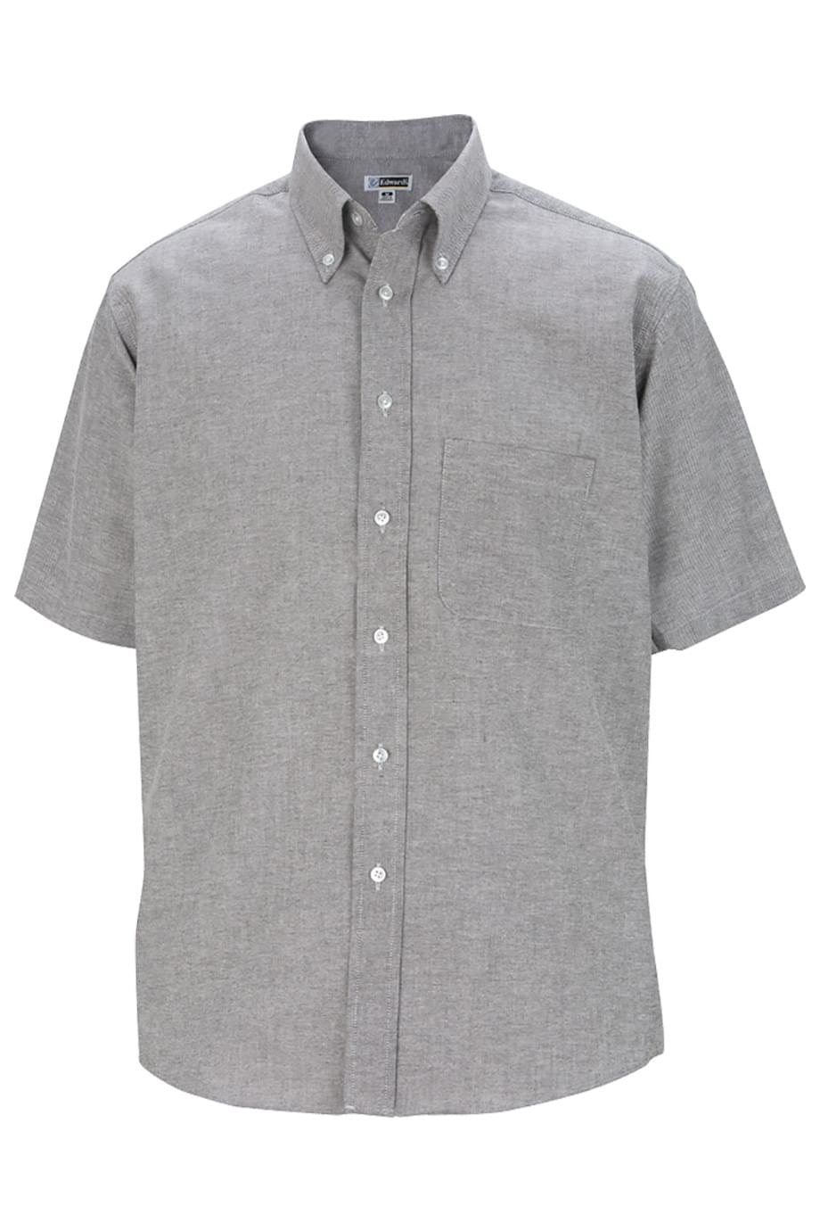 Easy Care Oxford Short Sleeve Mens Shirt (Color: Multiple)