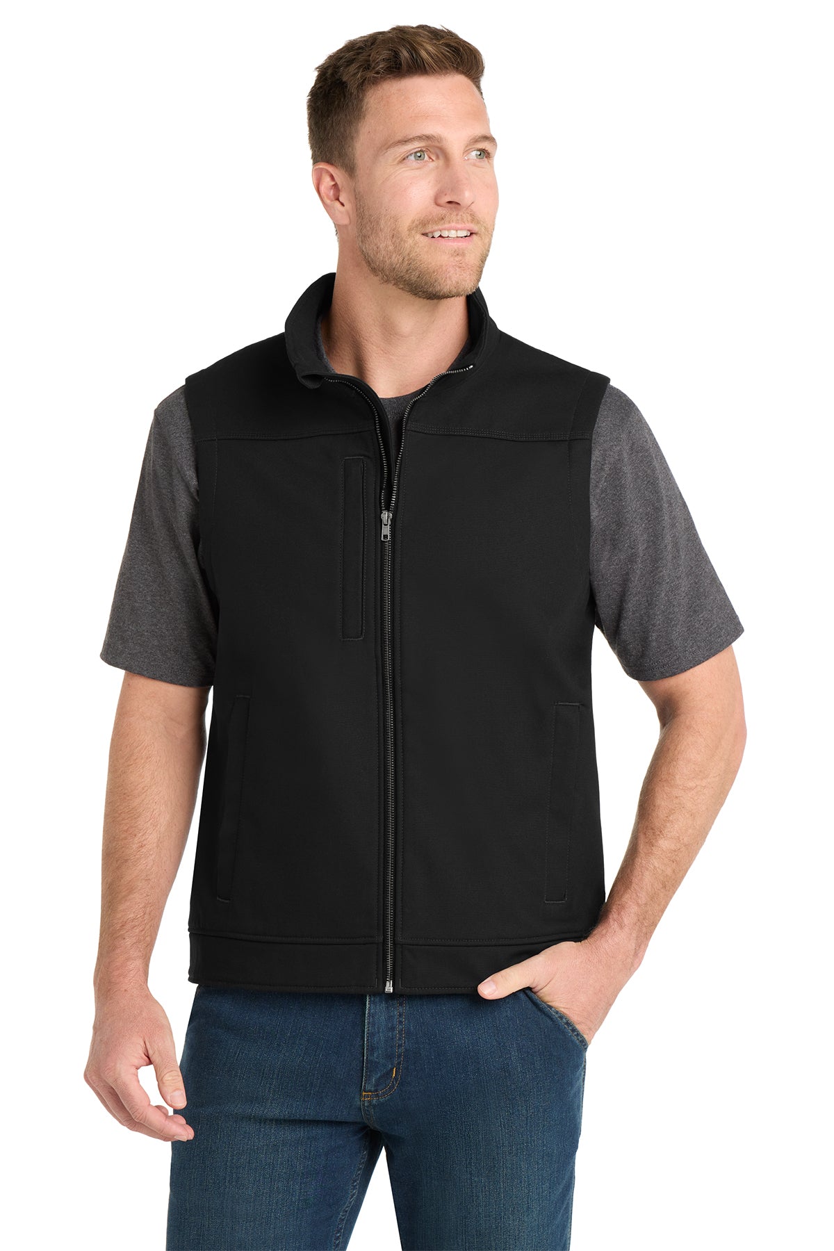 CornerStone® Duck Bonded Soft Shell Vest