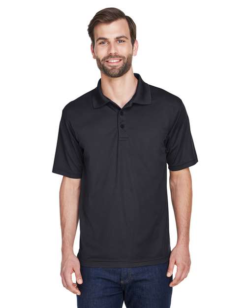 UltraClub Men's Cool & Dry Short Sleeve Mesh Piqué Polo