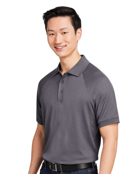Harriton Men's Charge Snag and Soil Protect Polo