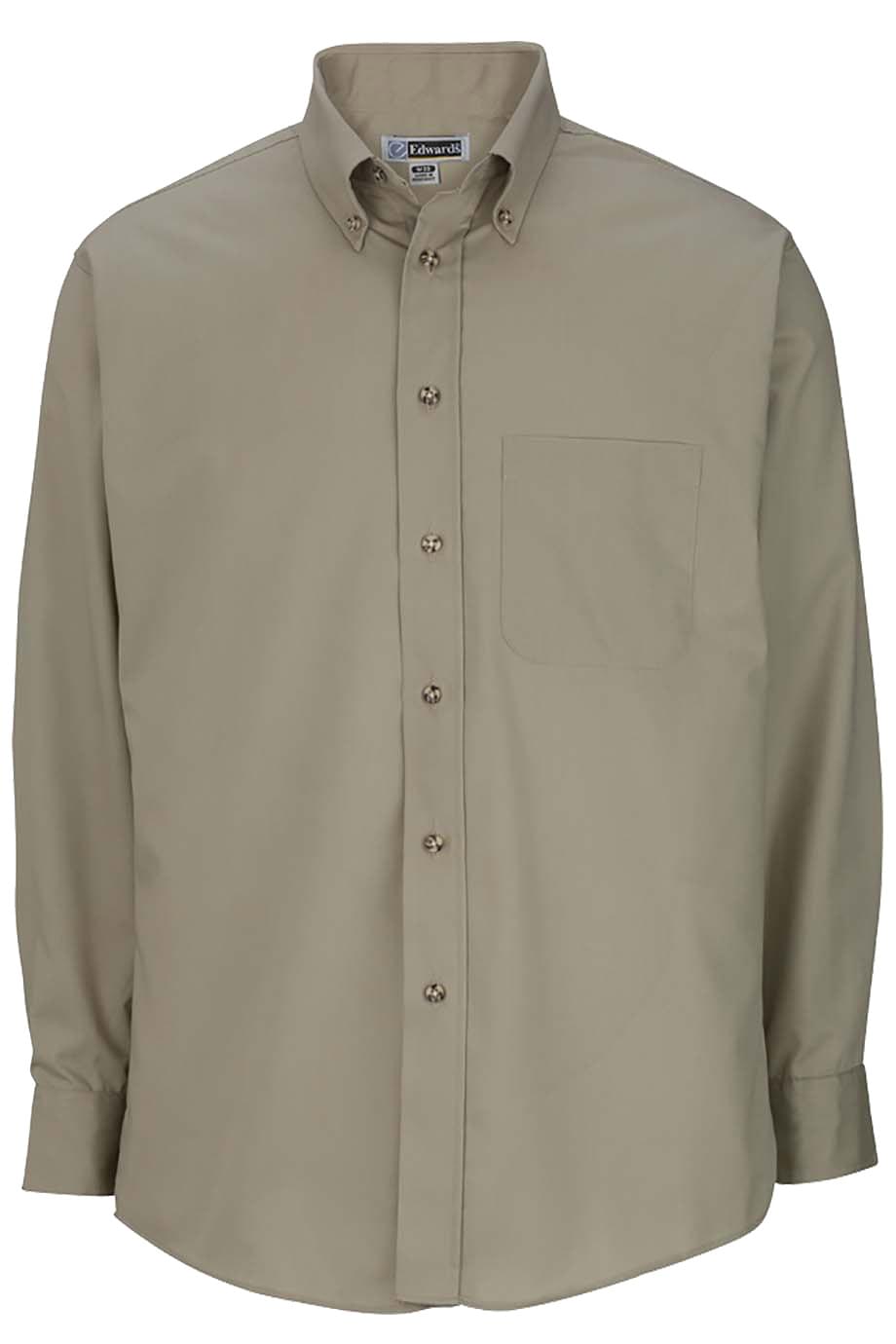 Easy Care Poplin Long Sleeve Men's Shirt