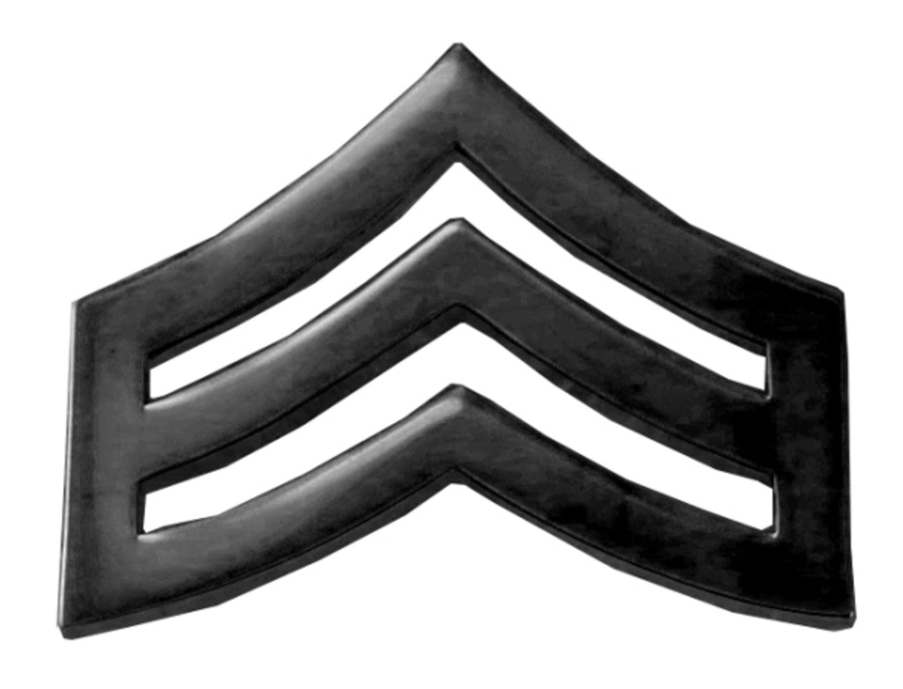 SGT Chevron, 2 Posts & Clutch Backs, Pairs, Regular-1" Wide