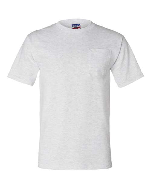 Bayside Unisex Union-Made Pocket T-Shirt