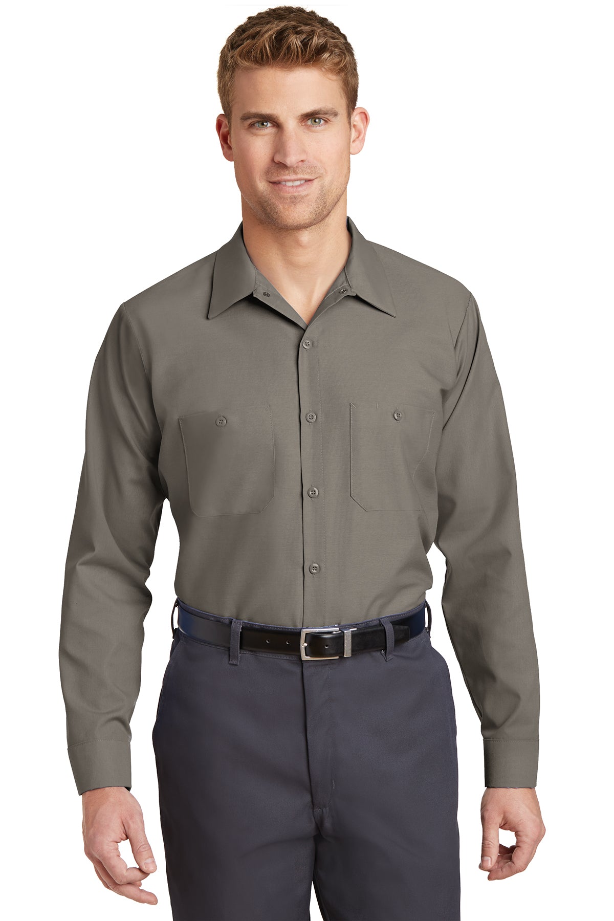 Red Kap® Long Sleeve Industrial Work Shirt