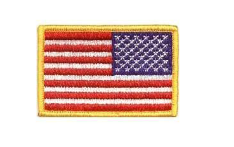 Patch US Reverse Flag (Rectangular) Right Sleeve