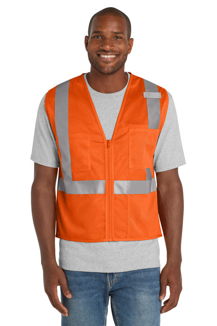 CornerStone® ANSI 107 Class 2 Mesh Zippered Vest