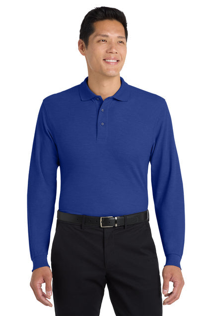 Port Authority® Silk Touch™ Long Sleeve Polo