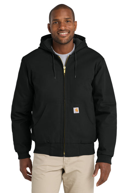 Carhartt® Tall Quilted-Flannel-Lined Duck Active Jacket