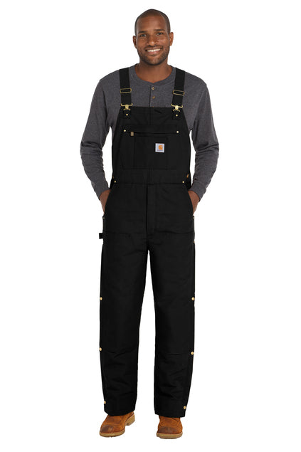 Carhartt® Firm Duck Insulated Bib Overalls