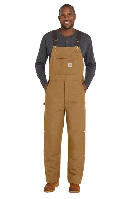 Carhartt® Firm Duck Insulated Bib Overalls