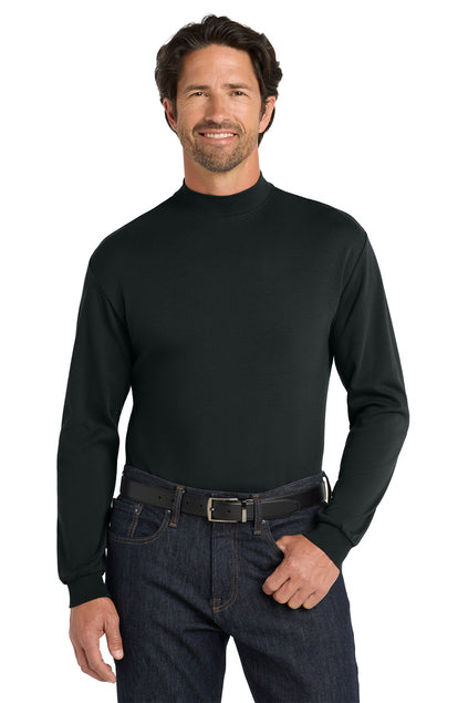 Port Authority® Interlock Knit Mock Turtleneck