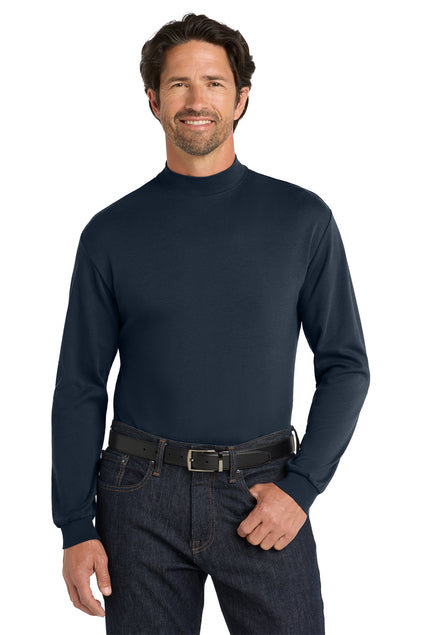 Port Authority® Interlock Knit Mock Turtleneck