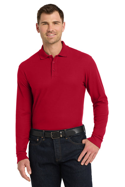 Port Authority® Long Sleeve Core Classic Pique Polo