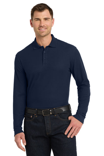 Port Authority® Long Sleeve Core Classic Pique Polo