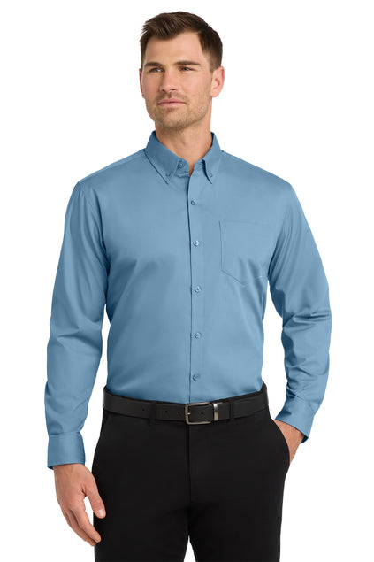 Port Authority® Long Sleeve Carefree Poplin Shirt