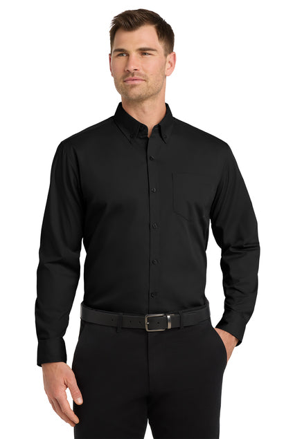 Port Authority® Long Sleeve Carefree Poplin Shirt