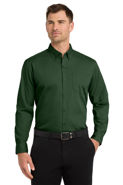Port Authority® Long Sleeve Carefree Poplin Shirt