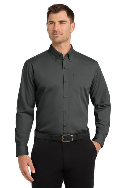 Port Authority® Long Sleeve Carefree Poplin Shirt