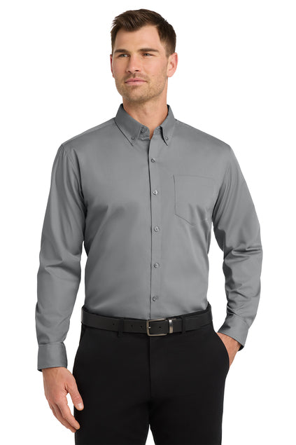 Port Authority® Long Sleeve Carefree Poplin Shirt