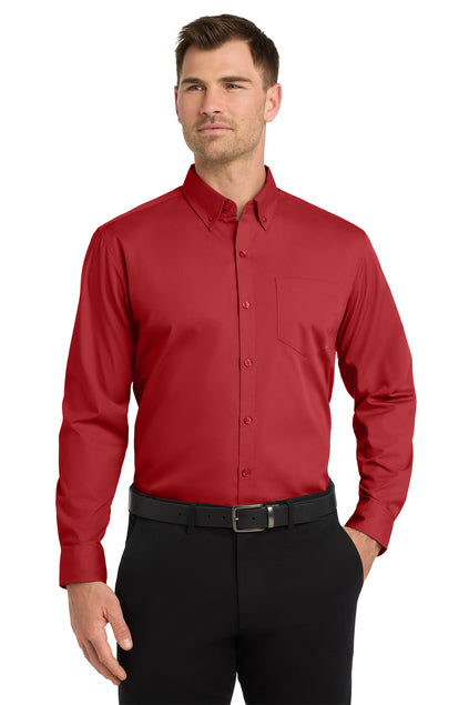 Port Authority® Long Sleeve Carefree Poplin Shirt