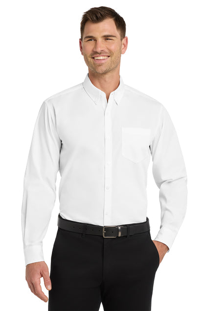 Port Authority® Long Sleeve Carefree Poplin Shirt