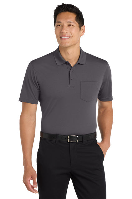 Port Authority® Dry Zone® UV Micro-Mesh Pocket Polo
