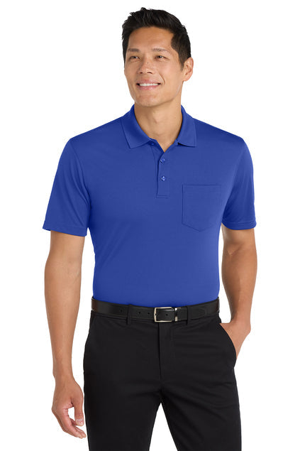 Port Authority® Dry Zone® UV Micro-Mesh Pocket Polo